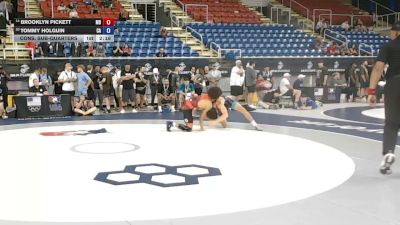 157 lbs Cons. Sub-quarters - Brooklyn Pickett, Maryland vs Tommy Holguin, California