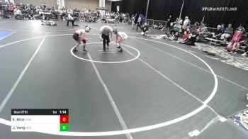 88 lbs Round Of 16 - Eric Bice, Legends Of Gold vs Jax Vang, Red Wave WC