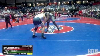 6A-215 lbs Champ. Round 1 - Nathan Horsley, Newnan vs Carlos Hernandez, North Atlanta HS