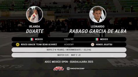 LEONARDO RABAGO GARCIA DE ALBA vs Irlanda Duarte 2025 ADCC Guadalajara Open