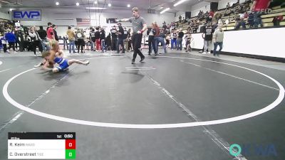 61 lbs Rr Rnd 3 - Riley Keim, Wagoner Takedown Club vs Casen Overstreet, Tiger Trained Wrestling