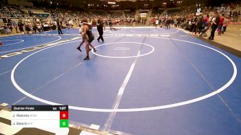 92 lbs Quarterfinal - Jj Reeves, Midwest City Bombers Youth Wrestling Club vs Jayden Beard, Tulsa Blue T Panthers