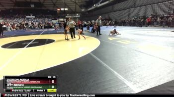 45 lbs Cons. Round 3 - Jett Brown, Inland Northwest Wrestling Training Center vs Jackson Aguila, Franklin Pierce Cardinal Wrestling Club