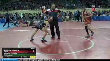 105 lbs Champ. Round 1 - Kamden Hooper, ODESSA vs Brycon Speer, Lawrence Elite