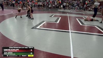 SPW-8 lbs Quarterfinal - Sawyer Schilling, Denver Wrestling Club vs Sam Smith, Stockton Renegades