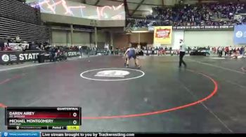 3A 220 lbs Quarterfinal - Daren Airey, Mt. Spokane vs Michael Montgomery, Garfield