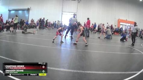 47 lbs Round 2 - Chapman Henke, Team Bear Wrestling Club vs Dresden Deane, Hard Rock Rams