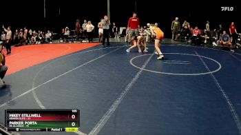 105 lbs Round 7 (8 Team) - Mikey Stillwell, Kraken Elite vs Parker Porta, PA Alliance