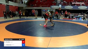 63 lbs Quarterfinal - Alston Nutter, Unattached vs Lillashawn Coleman, Army (WCAP)