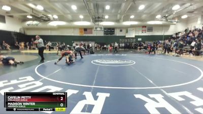 135 lbs Semifinal - Madison Winter, Aberdeen (Girls) vs Cayelin Petty, Steilacoom (Girls)