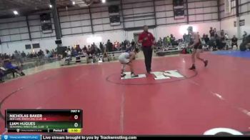 113 lbs Round 3 (6 Team) - Liam Hugues, SEAHAWKS WRESTLING CLUB vs Nicholas Baker, RED LION WRESTLING CLUB