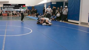 138 lbs Champ. Round 1 - Gino Schinina, St Peter Prepatory vs Matteo DeFilippo, Norfolk Academy