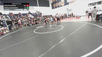 90 lbs Round 3 - Juliette Aguilar, Threshold Wrestling Club vs Danica Valdovinos, Legacy WC