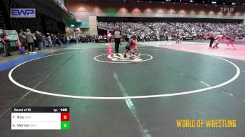 81 lbs Round Of 16 - Faith Rios, Idaho Gold vs Emery Merlos, Savage House Wrestling Club