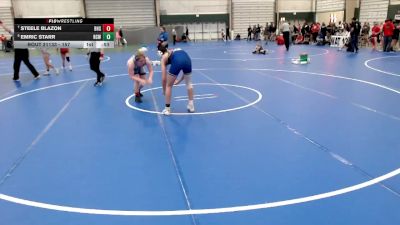 157 lbs Cons. Round 2 - Steele Blazon, Broomfield High School vs Emric Starr, RCWC