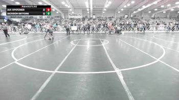 113 lbs Round Of 32 - Jax Opotzner, CT vs Jackson DEttore, SC