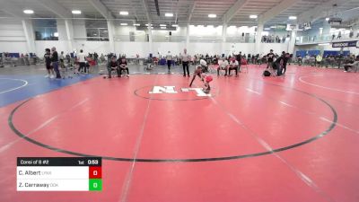 60 lbs Consi Of 8 #2 - Cruz Albert, Lynx Wrestling Club vs Zalia Carraway, Ddk Wc