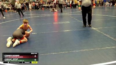 75 lbs Cons. Round 3 - Conner Roeber, Siouxland Wrestling Academy vs Cormac Joynt, Ironhawk Wrestling Academy IA