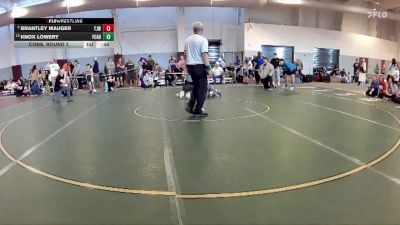 49 lbs Cons. Round 2 - Brantley Mauger, Twisted Joker Wrestling vs Knox Lowery, Wild Buffalo Wrestling Club