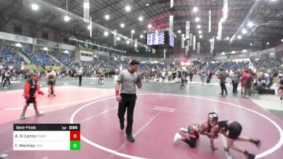 58 lbs Semifinal - Anthony Salinas-Lenox, Pomona Elite vs Trey Merkley, Uintah WC