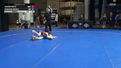 75 lbs Semis - Kaison Deats, Mat Assassins vs Braxton Newell, The Best Wrestler
