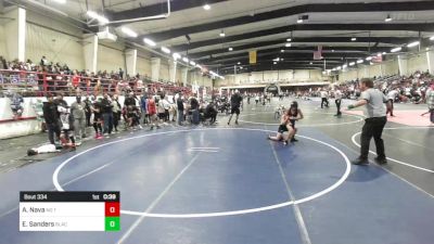 98 lbs Consi Of 8 #2 - Andrew Nava, No Team vs Elliott Sanders, BlackCat WC