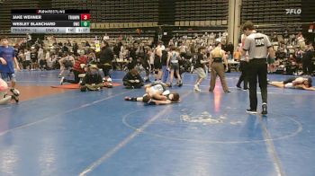 89 lbs Rr Rnd 3 - Jake Wehner, Triumph Blue - MSE vs Wesley Blanchard, DoughBoy WC - MSE