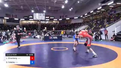 74 kg Consolation - Luke Zilverberg, Jackrabbit Wrestling Club vs Sammy Cokeley, Indiana RTC