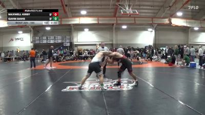 165 lbs Champ. Round 2 - Gavin Davis, University Of Indianapolis vs Maxwell Kirby, Edinboro