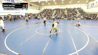 157 lbs Champ. Round 2 - Brandon Owen, Paloma Valley High School vs Brody Martinez, CVBJJ