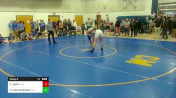 215 lbs Consy-3 - Christopher Cook, Connellsville vs Vito Barravecchio, Shaler