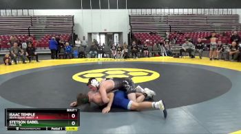 129 lbs Quarterfinals (8 Team) - Stetson Gabel, POWA vs Isaac Temple, Death Squad Wrest