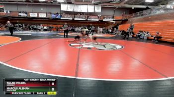 120 lbs Champ. Round 2 - Marcus Aleman, Fruitland vs Talan Volkel, Kimberly