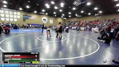 126 lbs Champ. Round 3 - Haden Hernadez, Marina vs Addison Lerner, Morro Bay