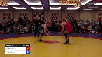 70 kg Round Of 16 - Michael Conklin, New Jersey vs Tyler Martin, Bearcat Wrestling Club
