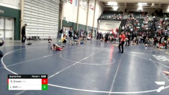 44-48 lbs Quarterfinal - Reagan Graser, Nebraska Wrestling Academy vs Landri Wall, Burlington