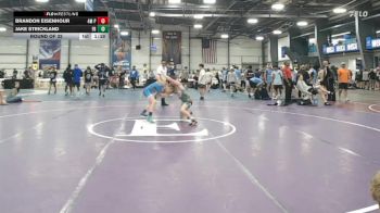106 lbs Round Of 32 - Brandon Eisenhour, 4M Power vs Jake Strickland, Flickr Boyz Daifugo