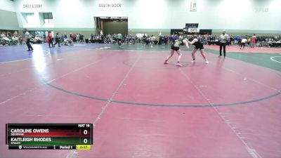 140B Quarterfinal - Kaitleigh Rhodes, Staley vs Caroline Owens, Seckman