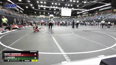 105 lbs Semifinal - Rocky Thompson, Open Mats Wrestling Club vs Ty Bowser, Predator Wrestling