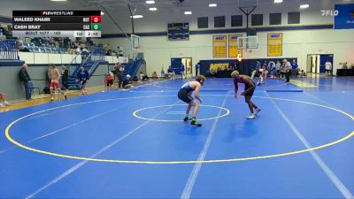 165 lbs Semifinal - Cash Bray, Carl Albert State vs Waleed Khairi, Northern Oklahoma College-Tonkawa
