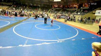 36 lbs Quarterfinal - Cutter Carson, Black Fox Wrestling Club vs Rush Wilson, Barnsdall Youth Wrestling