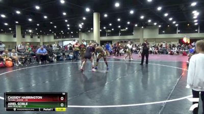 140 lbs Semis (4 Team) - Ariel Goble, BMM Peaches vs Cassidy Harrington, TN AAU- Havok