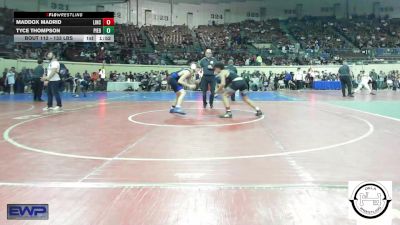 133 lbs Round Of 32 - Maddox Madrid, Lincoln Christian vs Tyce Thompson, Piedmont