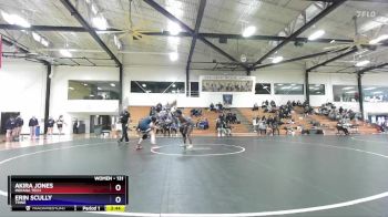 131 lbs 5th Place Match - Erin Scully, Trine vs Akira Jones, Indiana Tech