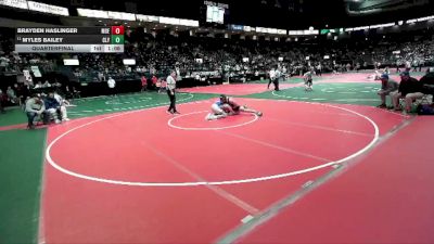 159 lbs Quarterfinal - Brayden Haslinger, MOEA vs Myles Bailey, CLY2