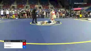 145 lbs Consi Of 64 #2 - Zander Graham, Ohio vs Fin Nadeau, Montana