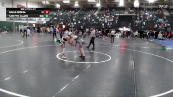 152-166 lbs 7th Place Match - Anahi Ortega, Fort Morgan vs Kaylynn Ballue, Beatrice High School Girls