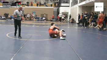 157 lbs Consi Of 8 #2 - Matthew Staples, Unrostered - Midwest Regional Training Center vs Wesley Barnes, Clarion