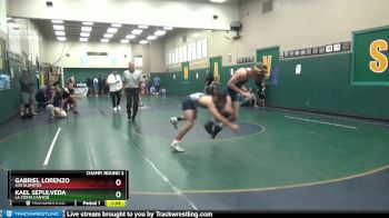 132 lbs Champ. Round 3 - Manuel Saldate, Slam Academy vs Aaron Olvera, Arroyo