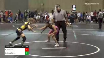 73 lbs Consolation - Violet Diaz, Iawc vs Kaiya Maggini, USA Gold